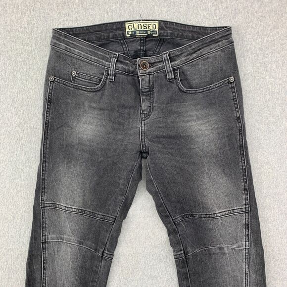 Closed Jeans Size 28 The Original Product Arizona Stretch Moto Ankle Zip Jeans - Picture 2 of 16
